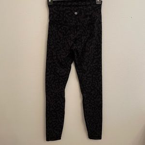 Leopard print Lululemon align leggings